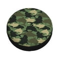 thumbnail image 3 of Balery Camouflage Sharktire Cover Waterproof Dust-Proof, Universal Spare Wheel Tire Cover For Trailer, Rv, Suv Truck And Vehicle Camper Accessories-14 Inch, 3 of 9