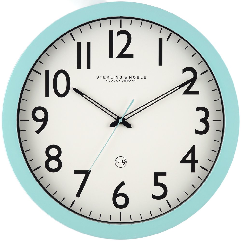 Mainstays 20" Mint Colored Wall Clock