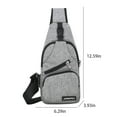 thumbnail image 2 of Sling Bags for Women Clearance, Strap Bag Crossbody Backpack Men Women Strap Backpack Hiking Travel Backpack Multipurpose Crossbody Chest Bag Clearance Sale, 2 of 5