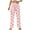 Pink, variant on ABATAB Pajama Pants for Women Comfortable Printed Lounge Sleepwear Baggy Loose Sleepwear Casual Wide Leg Pj Bottoms