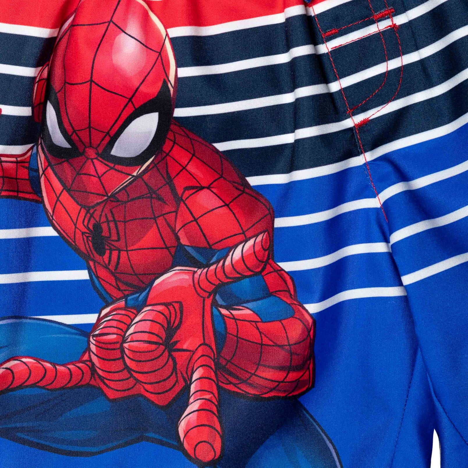 Marvel Blue Quick Drying Pullover Rash Guard & Swim Trunks Outfit Set 14-16(Boy's)