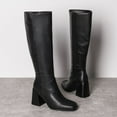 thumbnail image 4 of BURUDANI Women's High Block Heel Knee-High Boots, 4 of 5