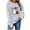 Gray, variant on Ruimatai Women Adult Halloween Printed Long Sleeve T-Shirt Casual Loose Fit Round Neck Soft Polyester Top