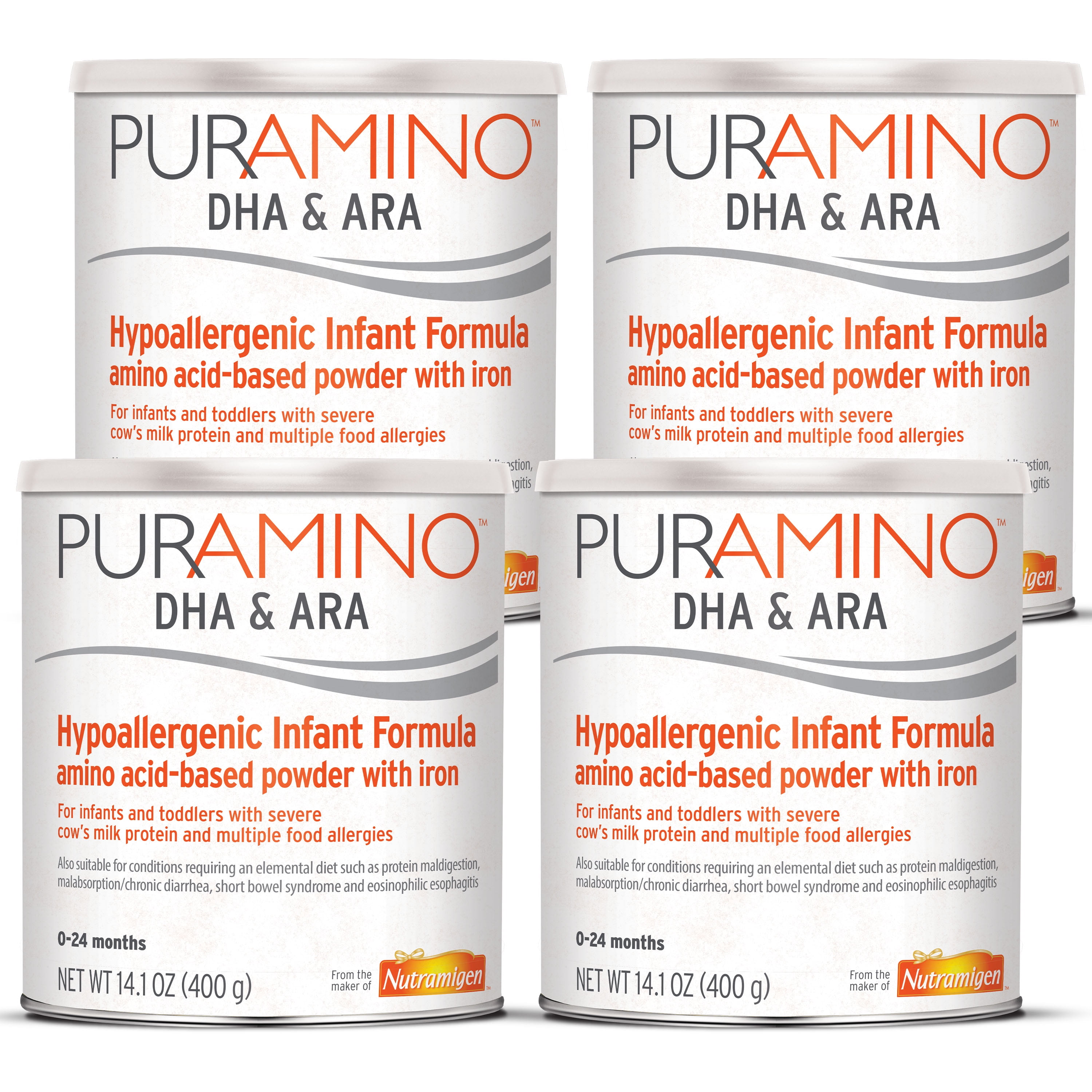 Puramino Hypoallergenic Infant & Toddler Formula Amino Acid based for