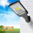 thumbnail image 2 of luz de la calle,Luces de pared de valla de puerta con energía solar LED Lámpara de iluminación exterior de jardín Decoración CR Muyoka Hogar, 2 of 6