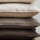 thumbnail image 5 of Fundas de almohada Foindtower de lino decorativas, 30 x 50 cm, color café claro, 5 of 7