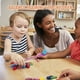 thumbnail image 5 of Juego de 6 juegos de carreras de cucharas de huevo, juguete de equilibrio de huevo de madera, juguete de entrenamiento sensorial para niños, 5 of 8