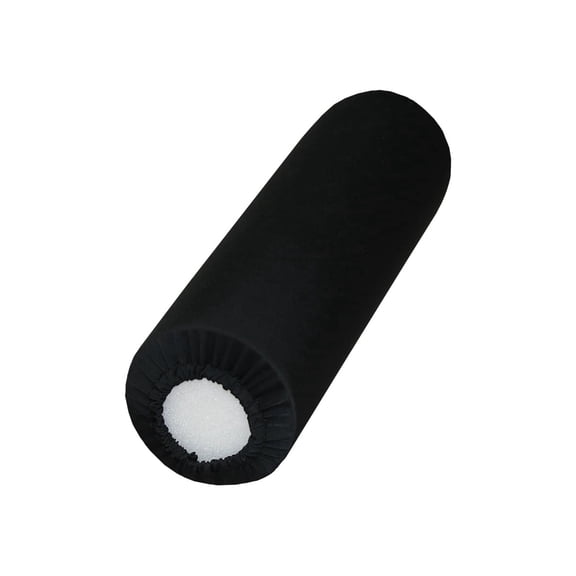 Black Fabric Foam Roller Cover (Cover Only) 6'' x 18''