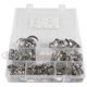 thumbnail image 1 of 60-Piece Hose Clamp Set, 8-38 mm Pipe Clamps Made of 201 Stainless Steel, 7 Sizes Hose Clamps, Hose, 1 of 5