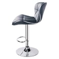 thumbnail image 2 of Leopard Display Floor Kitchen Dining Adjustable Spin Bar Stool,Grey, 2 of 7