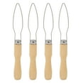 thumbnail image 1 of Oubit One Hand Button Tool,4Pcs Button Hook Wooden Button Hook Helper Button Assist Tool Seamless Integration, 1 of 9
