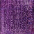 thumbnail image 1 of Ahgly Company Indoor Square Oriental Pink Industrial Area Rugs, 3' Square, 1 of 4