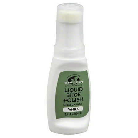 Griffin White Liquid Shoe Polish 2.5 fl oz