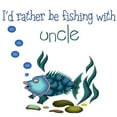 thumbnail image 2 of CafePress - Rather Be Fishing With Uncle Infant Bodysuit - Baby Light Bodysuit, Size Newborn - 24 Months, 2 of 4