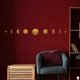 thumbnail image 2 of 1 Set of Moon Phase Star Wall Stickers Removable Wall Decals Living Room Bedroom Decoration, 2 of 4