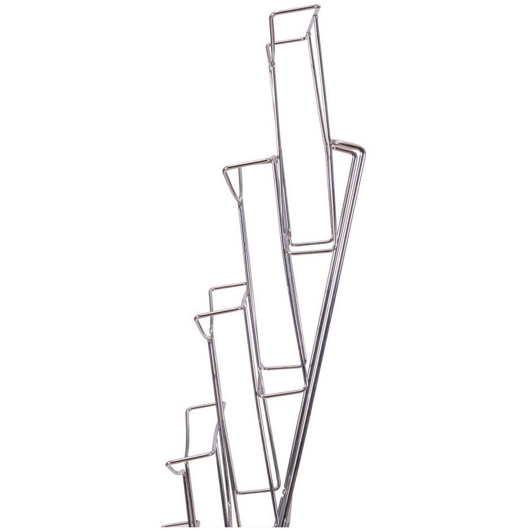 Alba Display Rack - 400 X Sheet, 7 X Document - 7 Compartment(s) - 59.1" Height - Floor - Metal - 1 Each