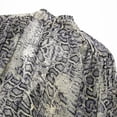 thumbnail image 4 of Vestido mini con estampado de serpiente vintage de TEELYNN para mujer, vestidos casuales de otoño con solapa y manga larga, vestidos ajustados de cintura alta estilo bohemio 2022, 4 of 4
