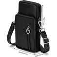 thumbnail image 3 of Rungopro Cell Phone Pouch Women Mini Crossbody Wallet Phone Bag Mini Over Shoulder Bag Travel Bag Adjustable Strap, 3 of 4