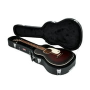 Gator Cases Hard Shell Wood Protective Case for 3/4 Size Acoustic Guitars, Black