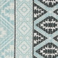thumbnail image 7 of Nourison Darien Modern Moroccan Aqua 2'3" x 3'9" Accent Rug, (2' x 4'), 7 of 7