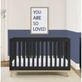 thumbnail image 4 of Delta Children Frankie 4-in-1 Convertible Crib - Greenguard Gold Certified, Black with Natural, 4 of 15
