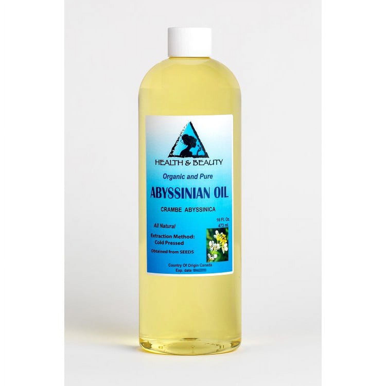 Abyssinian / Crambe Seed Oil Organic Carrier Cold Pressed Fresh 100% Pure 16 oz