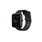 3Plus Vibe Lite Smartwatch (أسود) مع مراقب النوم/الإشعارات/نظام تحديد المواقع/تتبع تجريب/مقاومة للماء