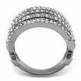 thumbnail image 4 of Silver Womens Ring Anillo Para Mujer Stainless Steel Ring with Top Grade Crystal in Clear Boston, 4 of 4