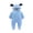 Blue, variant on IROINID Savings Baby Bodysuit Long Sleeve Newborn Baby Winter Girls Boys Clothes Warm Bear Ears Overall Rompers Hooded Jumpsuit,Brown