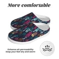 thumbnail image 6 of Rateoe Colorful Dreamcatcher1 Print Women's Men's Cotton Knit Slippers Lightweight Memory Foam Indoor House Shoes with Anti-Skid Sole-42/43, 6 of 7