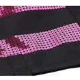 thumbnail image 4 of Victoria's Secret Black Canvas Tote Bag with Pink Sequin Stripes and Zipper, 4 of 5