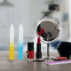 thumbnail image 5 of Juego de 20 limas de uñas profesionales de cristal, Color arcoíris degradado para manicura, para pulir uñas, 5 of 5