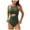 Green, variant on Gubotare Womens Bathing Suits Women's Tummy Control Swimsuits Ruched One Piece Bathing Suit Deep V Neck Swimsuit (Green,S)
