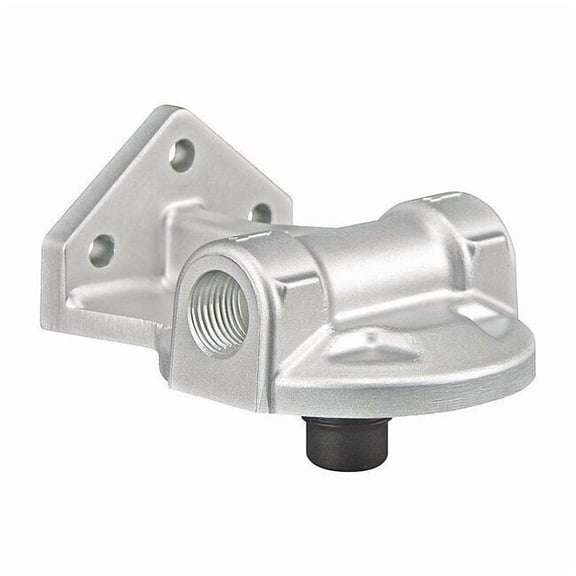 Baldwin Filters Fuel Filter Base,3-1/4" L,Gray,Aluminum FB46184