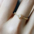 thumbnail image 3 of EOEMY Luxury Women Gold Plated Party Rings Cubic Zirconia Jewelry Size 6-10-9, 3 of 4