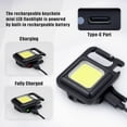 thumbnail image 3 of Mini LED Work Light Inspection Lamp Rechargeable 500 Lumens Magnetic Work Light Portable Small Keychain Waterproof Flashlights for Camping Repair Emergency Lighting [Energy Class A++], 3 of 5
