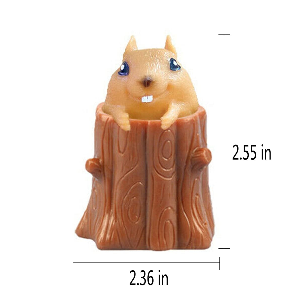 Funny Animal Fidget Toy Sensory Stress Relief Autism Special Need Squirrel Gifts 