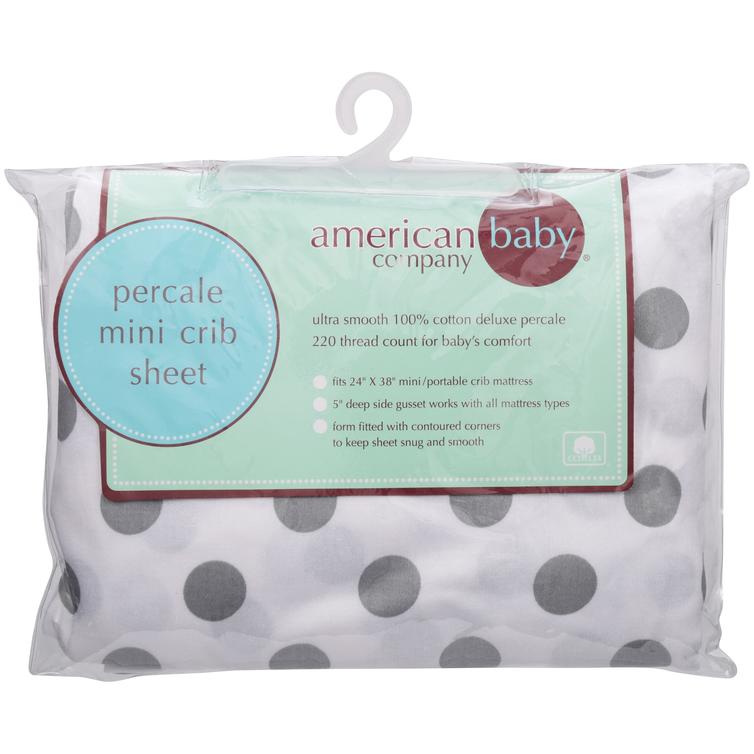 american baby company mini crib sheets