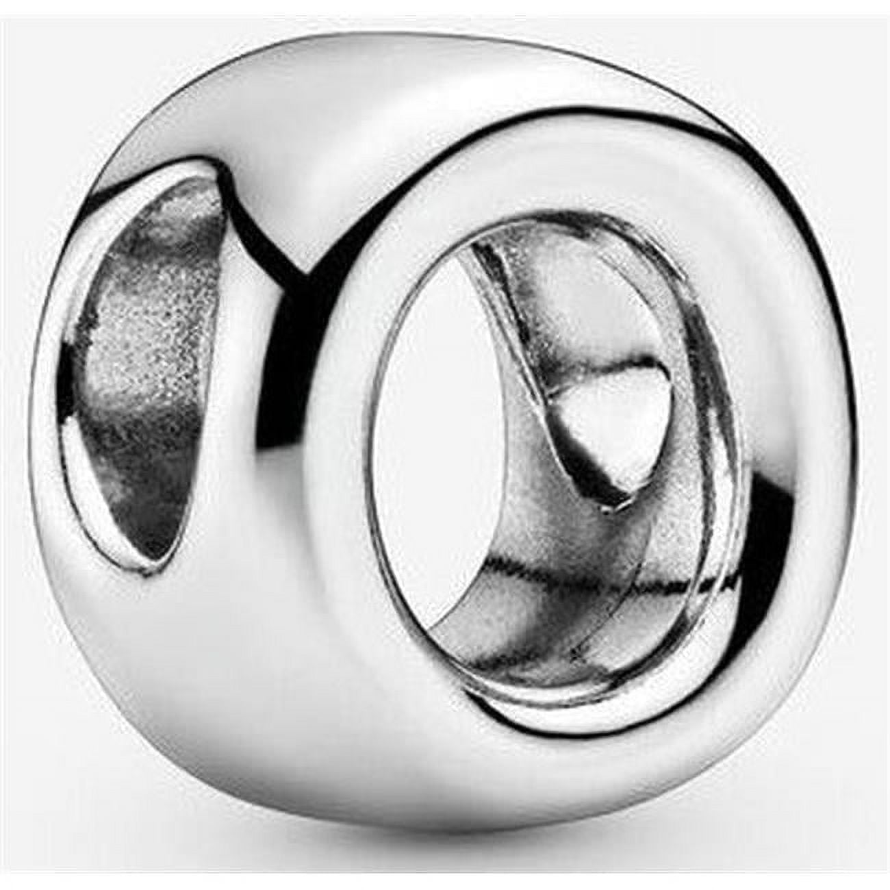 PANDORA, Letter T Charm, 797474, Sterling Silver, Capital Letter