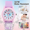 thumbnail image 2 of Reloj para niños, resistente al agua, con piedra de cuarzo, analógico, fácil de estudio, hora y lectura, herramienta de enseñanza para niños y niñas, 2 of 5