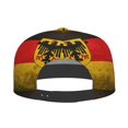 thumbnail image 3 of German Eagle Flag Flat Brim Trucker Cap Adjustable Snapback Hat For Men Women, 3 of 8