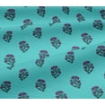 thumbnail image 5 of oneOone Georgette Viscose Fabric Leaves & Floral Block Print Sewing Fabric BTY 42 Inch Wide, 5 of 5