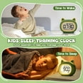 thumbnail image 3 of Cute Alarm Clock OK to Wake Clock, Toddler Sleep Training Clock with Night Light,5 Alarms,Snooze,Date and Temperature Cute Clock for Girls and Boys, 3 of 7