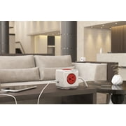 Allocacoc PowerCube Original USB, Surge Protector, Red