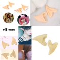 thumbnail image 2 of Kbraveo 4 Pair Latex Soft Elf Ear Fake Ears Ear Tips For Any Themed Party, 2 of 2