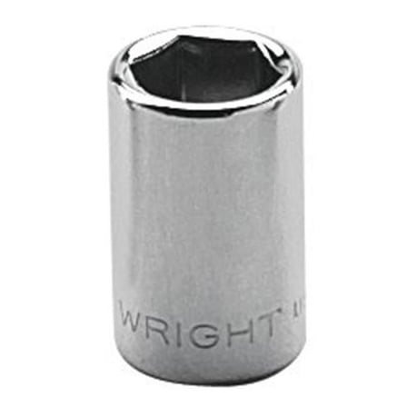 Wright Tool 1/4" Dr. Standard Sockets, 1/4 in Drive, 8 mm, 6 Points - 1 EA (875-20-08MM)