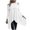 White, variant on Herrnalise New Activewear Women's Casual Off Shoulder Blouse Irregular Hem Poncho Pullovers Tunic Top Shirts