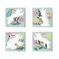 thumbnail image 1 of Great Art Now Easter Bunnies by Melissa Wang 4 Piece Canvas Art Set Each 14W x 14H, 1 of 5
