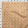thumbnail image 4 of oneOone Silk Tabby Orange Fabric Floral Quilting Supplies Print Sewing Fabric By The Yard 42 Inch Wide, 4 of 5