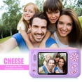 thumbnail image 5 of PURULU Kids Camera with Flip-up Lens for Selfie, HD Digital Camera for 3 4 5 6 7 8 Year Old Girls Birthday (Purple), 5 of 6